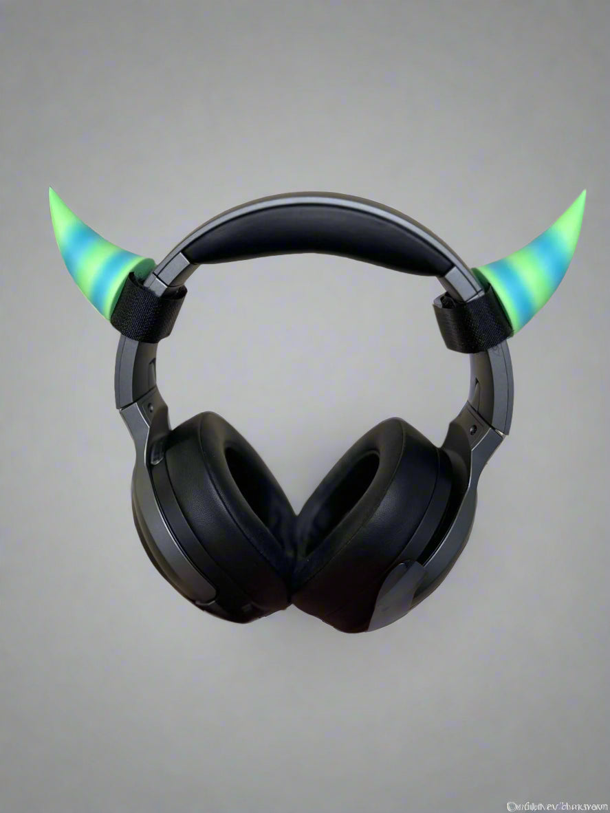 Gradient Headset Horns set with Adjustable Strap