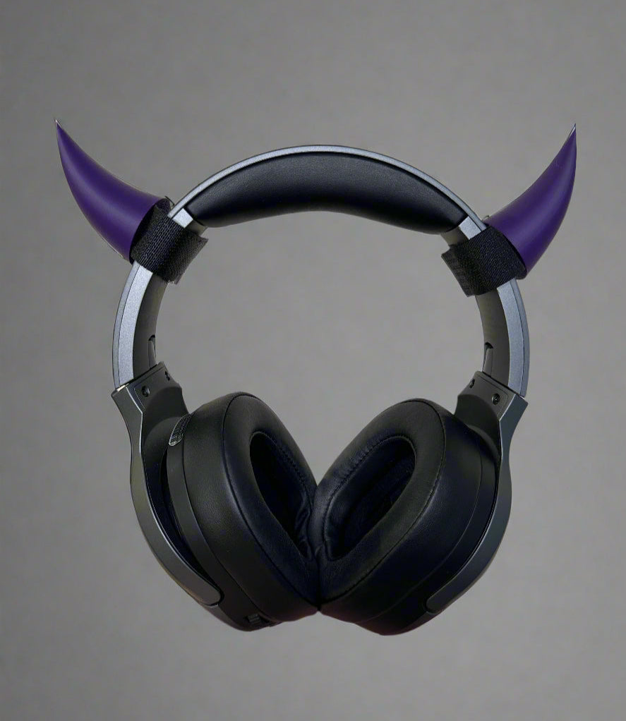 Headset Horns set with Adjustable Strap *Glossy*
